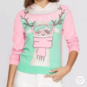 "Ski Ya Later" Junior's size hooded sweatshirt